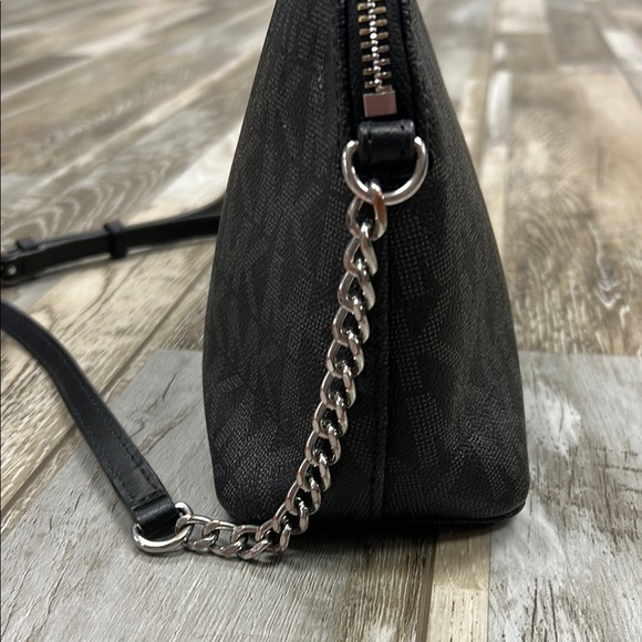 Michael Kors Black Crossbody Bag with Signature Monogram - Picture 7 of 14